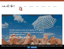 Tablet Screenshot of milannet.it